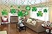 jollylife 70PCS St. Patrick’s Day Decorations Party Set - Saint Patty Shamrock Banners Garlands Clover Hanging Swirls Photo Booth Props Balloons Supplies