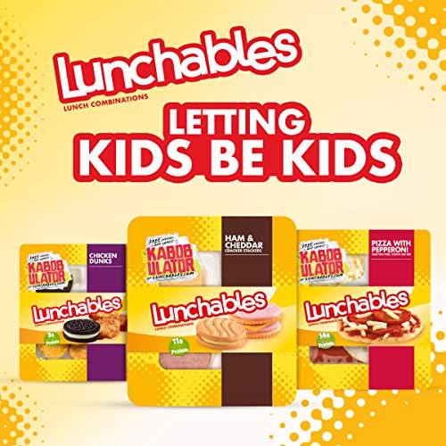 Lunchables Ham & Cheddar Cheese Cracker Stackers Snack Kit with Vanilla