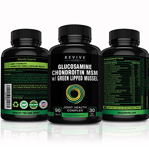 Glucosamine Chondroitin MSM with New Zealand Green Lipped Mussel