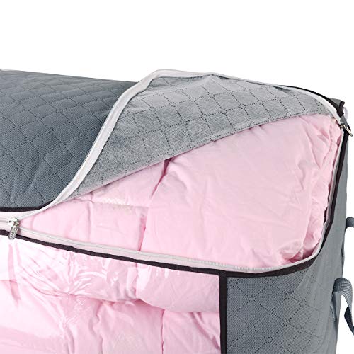 image for ComboCube Jumbo Zippered Storage Bag for Closet King Comforter, Pillow