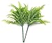 Bird Fiy Boston Fern with Wicker Decorative Silk Plant Simulation Greenery Bushes Indoor Outside Home Garden Office Verandah Wedding Décor 2PCS