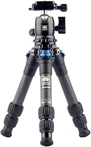 SIRUI AM2-Series AM-223 ProfiLegs Carbon Fiber Mini Tripod with B-00K Ball Head (Black)