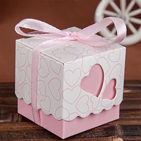 Kicode 1 95 Tallregalodellascatolacuored Amorefaidateconilcompleannodinozzedelnastro12pcs Cuore D Amore Fai Da Te Con Il Amazon It Casa E Cucina