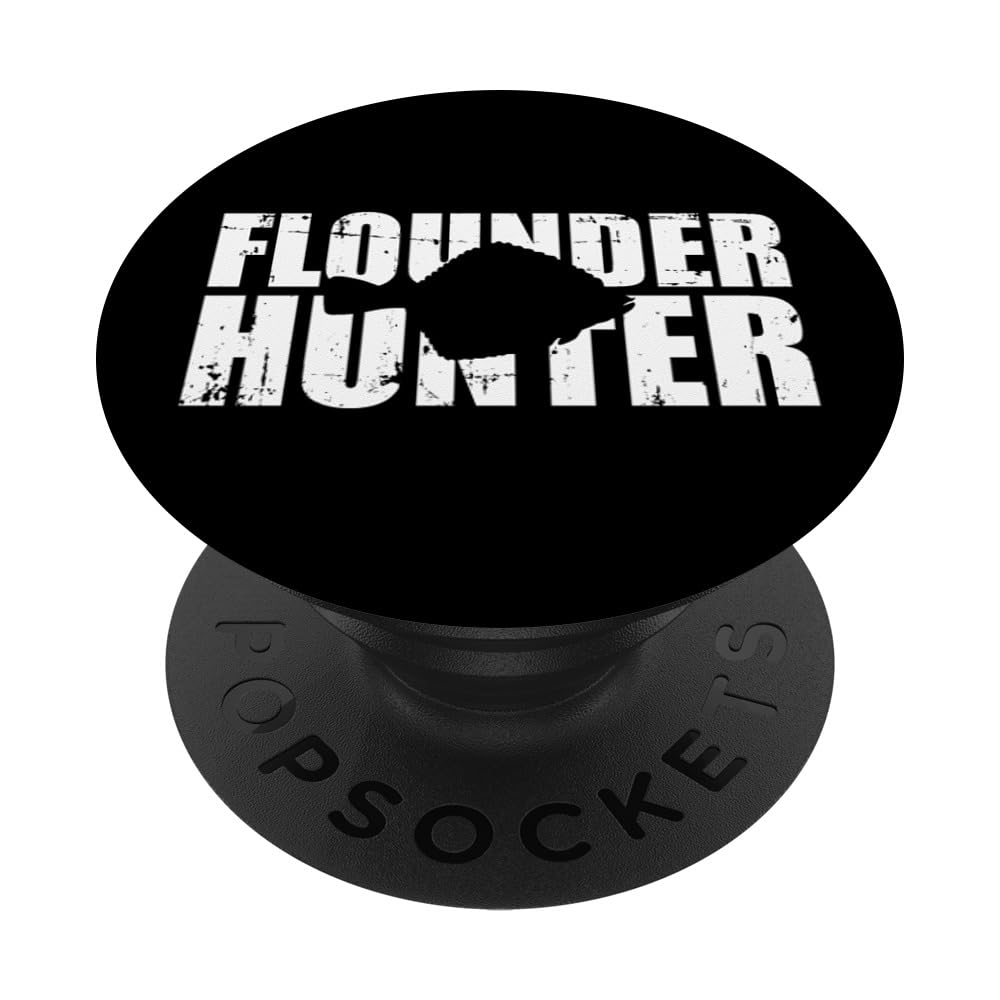 Flounder Fishing Flounder Hunter PopSockets Adhesive PopGrip