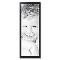 ArtToFrames 13x38 Inch Black Picture Frame, This