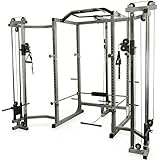 Valor Fitness BD-11BCCL Hard Power Rack Cable Crossover &amp; LAT Pull Attachments