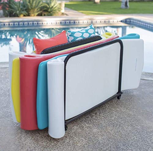 Resin Wicker Raft Caddy With Wheels - By DERMA PAD