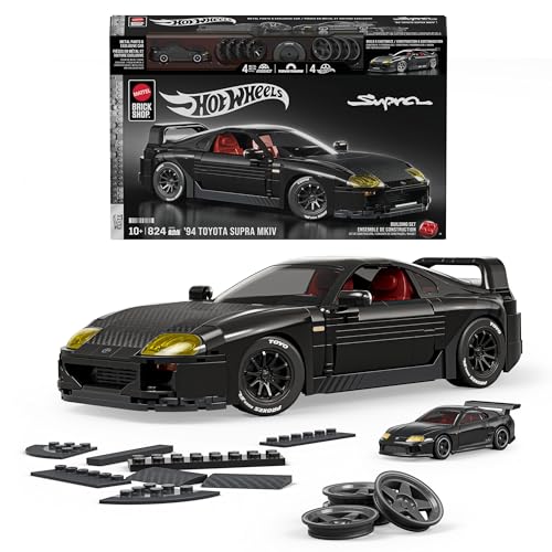 Mattel Brick Shop Jogo de Construção Mattel Brick Shop Hot Wheels Elite '94 Toyota Supra MKIV 10Y+