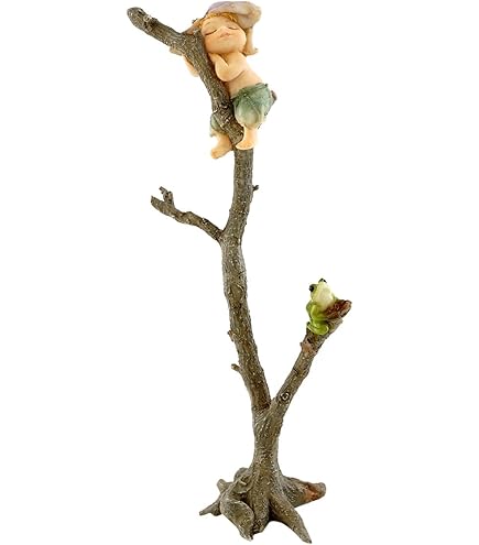 Top Collection Feengarten-Figur – Eichhörnchen Mit Buch, 20,3 Cm, Aus Handbemaltem Kunstharz