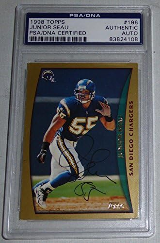 junior seau signed football