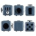Omaky Fidget Cube Relieves Stress and Anxiety for Children and Adults Attention Toy, Blue Black
