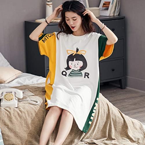 ルームウェア レディース ワンピース 夏 半袖 綿 可愛い Tシャツ ネグリジェ 部屋着 寝巻き 大きいサイズ B086scrftw 2 329円 セール開催中最短即日発送 新作 人気 送料無料 激安 お買い得 キ フト