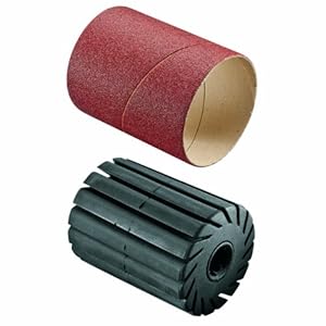 Image of Bosch 1600A0014U Sanding Roller Straight Shank for Sanding Sleeve Plus Sanding Sheet AS60 Set for Bosch PRR 250 Removing Roller