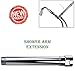 High Sierra Showerheads E-Z Reach Solid Metal Shower Arm Extension, Chrome Finish, 6