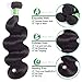 Brazilian Hair Body Wave Bundles with Closure 8A Virgin Unprocessed Weave Human Hair Bundles for Black Women/Children, Full Head, Health, Natural Color, (10