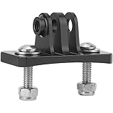 Serounder Skydiving Helmet Mount, Fixed Base Holder Adapter for Action Cameras, Compatible with 7/6/5/4 Series, Black