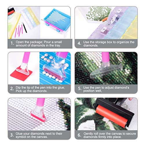 6 Painting+Circular+Diamonds+Embroidery+Beginners