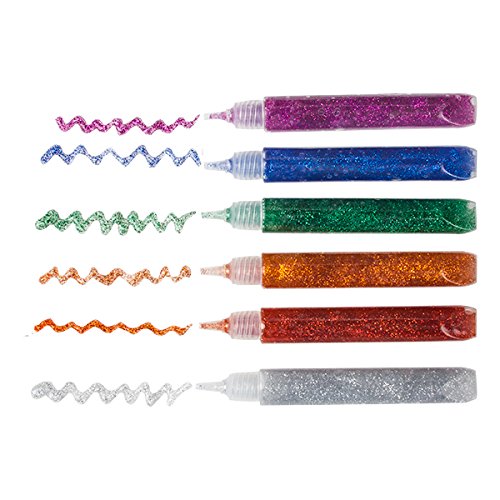 Primary Colors PRI-EMF1008-72-SO Glitter Glue Pen Classpack, Grade: Kindergarten to 1 (Pack of 72)