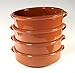 Terra Cotta Cazuelas, Round - 8 Inch (4 Dishes)