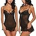 Avidlove Women Sexy Chemise Lace Cups Lingerie Slim Mesh Babydoll