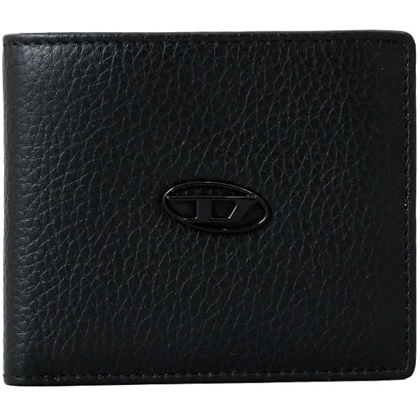 【DIESEL】 1dr Tri Fold Coin Xs Ii Women's Tri-fold wallet in leather | Black | Diesel