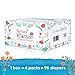 Natural Blossom - Disposable Hypoallergenic Easy Pull Up Pants, Size 4 (20-31 lbs), Count 96