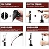 5-in-1-Electric-Wine-Opener-Chargeable-Automatic-Wine-Bottle-Cordless-Corkscrew-Set-with-USB-Charging-Cable-Wine-Foil-Cutter-Wine-Stopper-Aerator-Pourer 5 in 1 Electric Wine Opener Chargeable Automatic Wine Bottle Cordless Corkscrew Set with USB Charging Cable, Wine Foil…