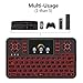 Mini Wireless Keyboard and Touchpad Mouse Combo with Colorful Backlit, Tripsky Q9 Colorful Backlit, 2.4Ghz Handle Remote for Android TV Box, PC, HTPC, IPTV, Raspberry Pi, Xbox 360, PS3, PS4 …