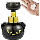 Cute Cat Paw Foam Soap Dispenser, Black Kitty Foaming Pump Bottle Creates Paw-Shaped Foam, Refillable Eco-Friendly Hand Soap Dispenser for Home, Salon, and Bathroom - BPA Free