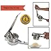 Pro Potato Ricer With Peeler Shredder. Stainless Steel Mashed Potatoes Maker,Press and Mash Foods, Cauliflower Presser, Baby Food Strainer