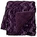 Chanasya Premium Soft Wave Faux Fur Throw Blanket - Soft, Lightweight Reversible Sherpa & Minky Blanket - 50