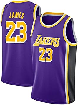FDRYA Camisetas de Baloncesto NBA para Hombre Lakers Lebron James ...