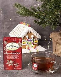 Twinings Gingerbread Joy Black Tea, 20 Count Pack