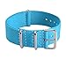 Ritche 16mm 18mm 20mm 22mm 24mm Nato Watch Straps,Nylon Replacement Men Women Bands (Green/Khaki/Pink/Light blue, 20mm)