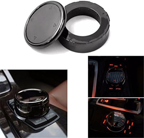 Odster Car Bigger Multimedia Knob Cover Trim Sticker Black iDrive For BMW F10 F20 F30 F32 F33 F34 Car Interior Accessories Syling