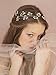 Venusvi Wedding Headbands for Bride - Bridal Headpiece with Bead - Hair Accessories