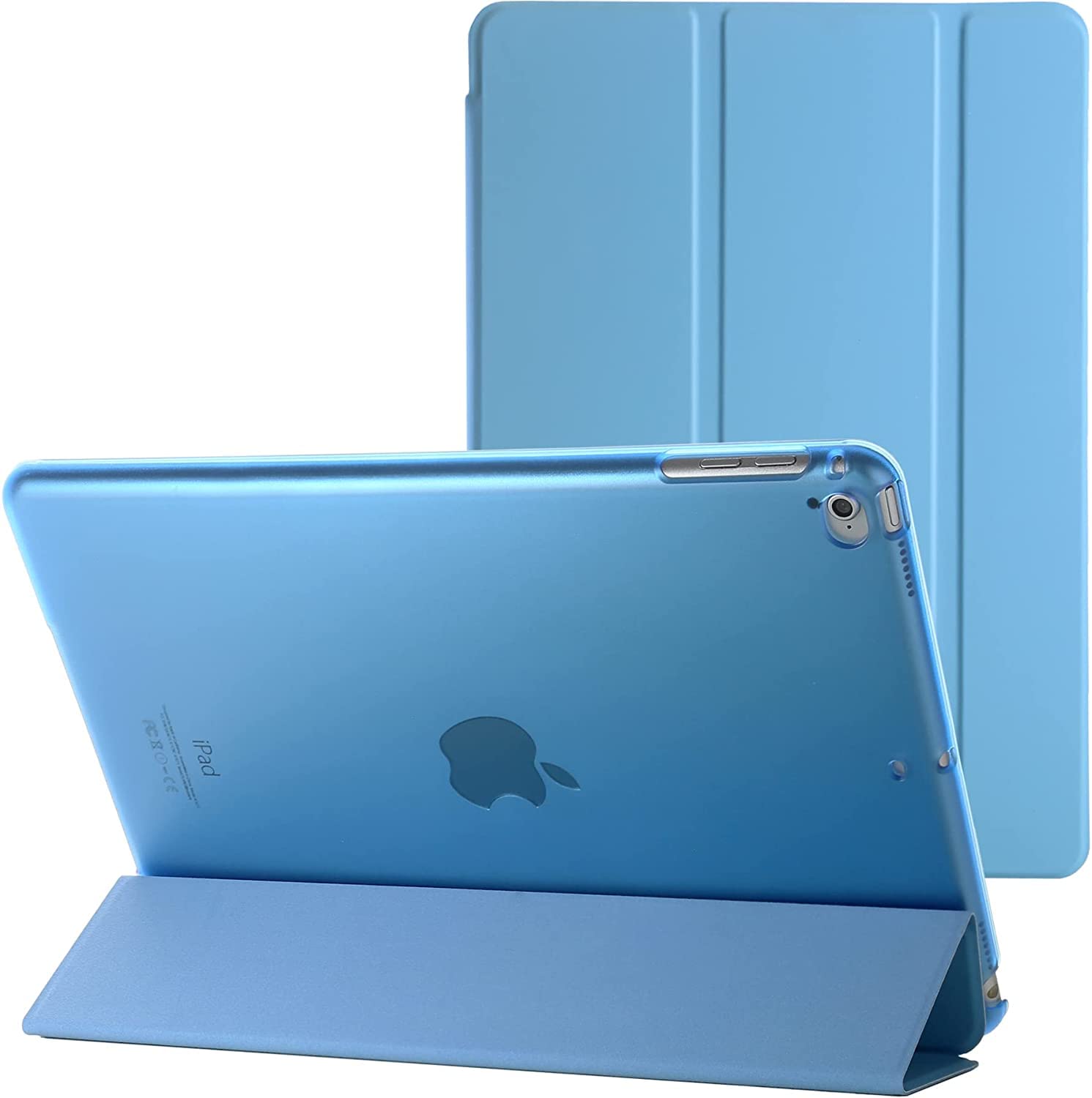 Smart Case for iPad 9.7 5th Generation (2017) A1822, A1823 - Aqua