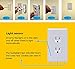 Cellphone Charger Holder Duplex USB Charger Outlet Wall Plate Cover  No Batteries Or Wires - Installs In Seconds Night