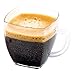 Restaurantware 2 Ounce Clear Square Cups 100 Disposable Plastic Coffee Cups - Hard Plastic With Handles Clear Mini Espresso Cups For Catering Events Parties Weddings And Cafes