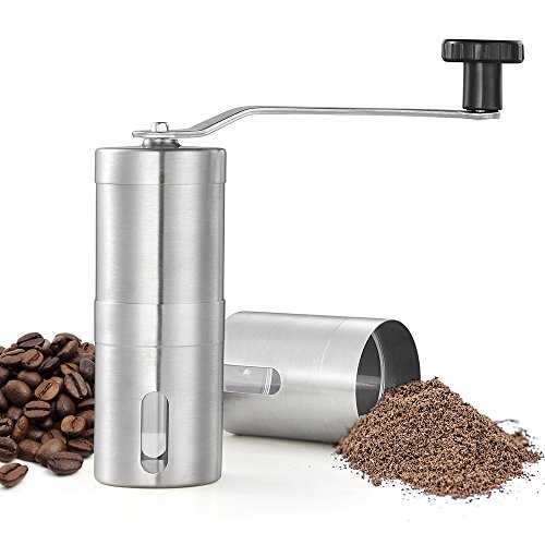 Coffee grinder, xpatee stainless steel manual coffee gr…