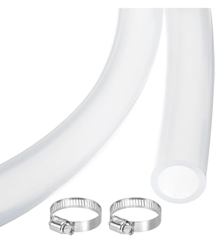 METALLIXITY Silicone Tubing – 3/8" ID X 1/2" OD X 3.3Ft, Pure Silicone Hose, High Temp -40°F To 464°F, Black, For Pumps, Brewing, Aquaponics