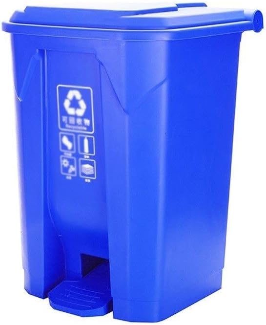 Tribu de Basura Basura clasificada de 50 litros Papelera de plástico