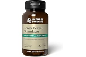 Nature's Sunshine Lower Bowel Stimulator - Helps Relieve Constipation - Cleanse & Detox Your Colon with Natural Herbal Ingredients - 25 Servings - 100 Vegcaps