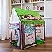 Kids Play Tent for Boys and Girls - Indoor / Outdoor Pop-Up Tent Playhouse, Roll-Up Doors and Window and Removable Floor Panel (Clubhouse)