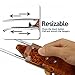 Zone Tech Car Auto Stainless Steel Seat Headrest Coat Hanger Jackets & Suits Holder with Wood Grain Finishing