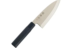 Kai Seki Magoroku Kinju ST Japanese Deba Knife 165mm (AK-1102), Black