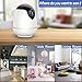 Home Security Camera - HD 1080P WiFi IP Dome Camera, Compatible with Alexa Show, Pan/Tilt and 4xZoom for Baby/Store/Office/Pet/Elder Minitoring, Free App with No Monthly Fee(Plug-in Required)