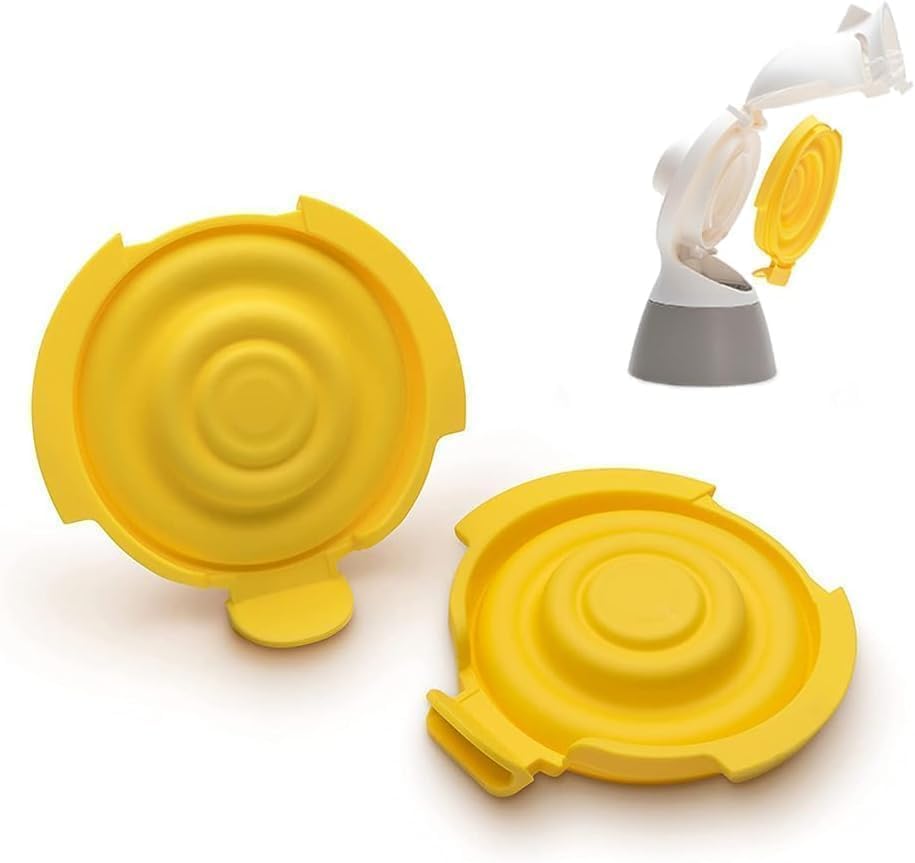 Photo 1 of 2 PCS Membrane Compatible with Medela Pump in Style Parts, BPA Free Food Grade Silicone Replacement Membranes, Breast Pump Parts Compatible with Pump in Style Personal Fit Flex Connector