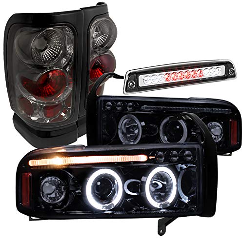 Spec-D Tuning Chrome Halo SMD LEDプロジェクターヘッドライト+Infiniti G 35対応8 LEDフォグランプ左+右ペアヘッドランプアッセンブリー Spec-D Tuning Chrome SMD LED Halo Projector Headlights + 8-LED Fog