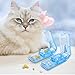 2-Pack Pill Cutter - Pill Splitter with Stainless Steel Blade for Cutting Small Pills or Large Pills in Half, Easy Cut Pills for Tablet Vitamin and Big Medicine. (Light Blue)